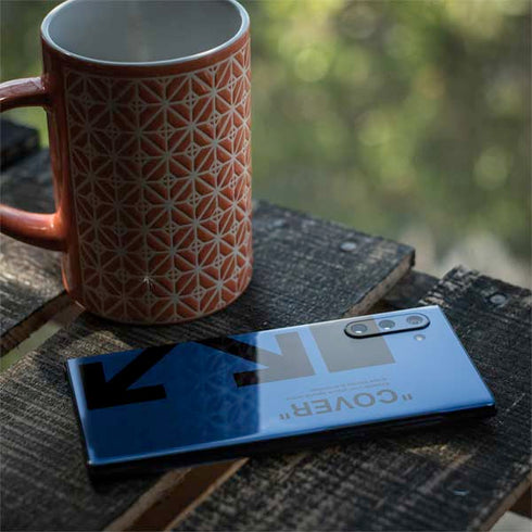 Black and Blue Arrows Galaxy Note 10 Skin